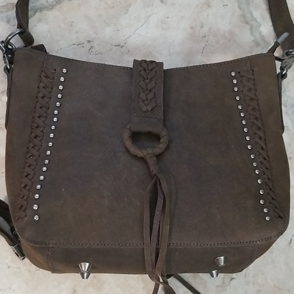 NWOT Concealed carry leather purse